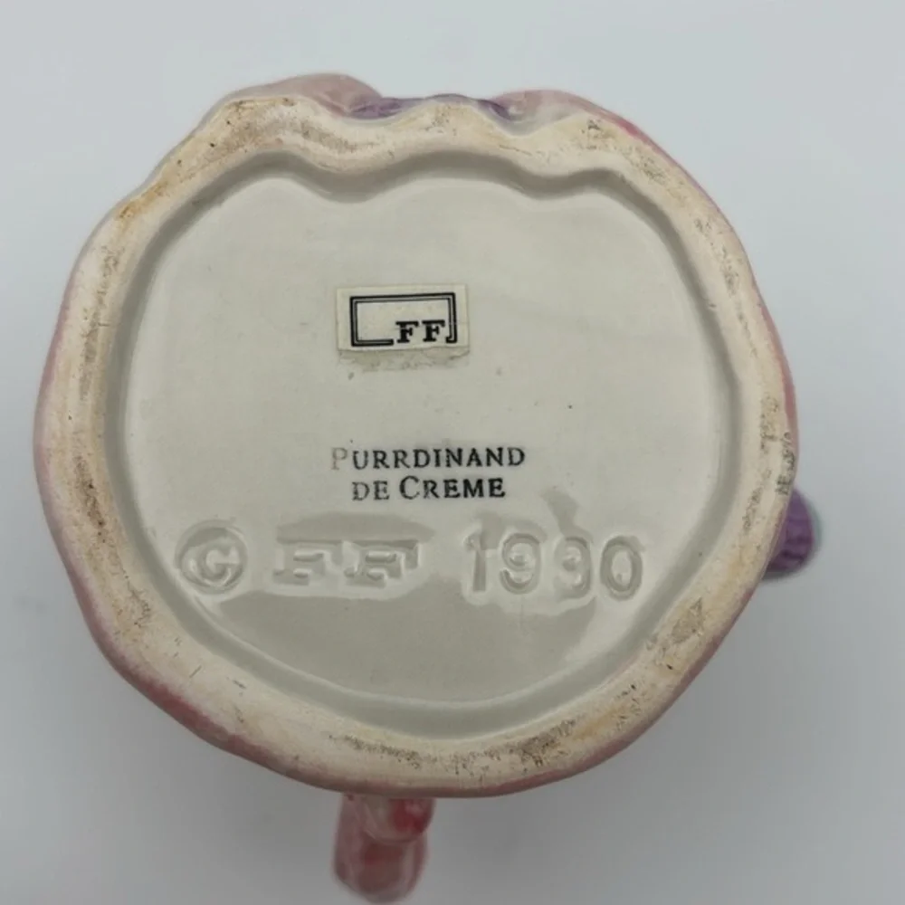 Vintage Fitz & Floyd Purrdinand De Creme Ceramic Creamer